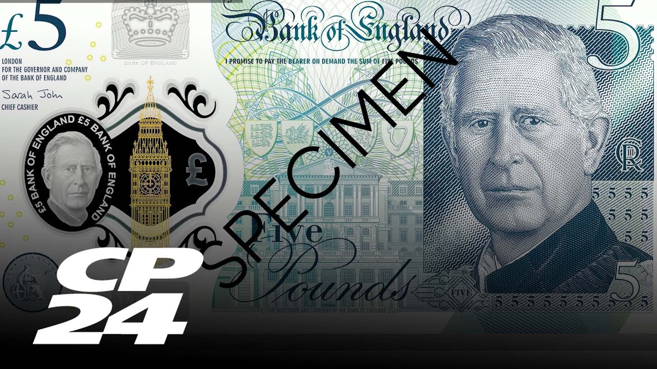 Bank of England reveals first banknotes with King Charles III's image