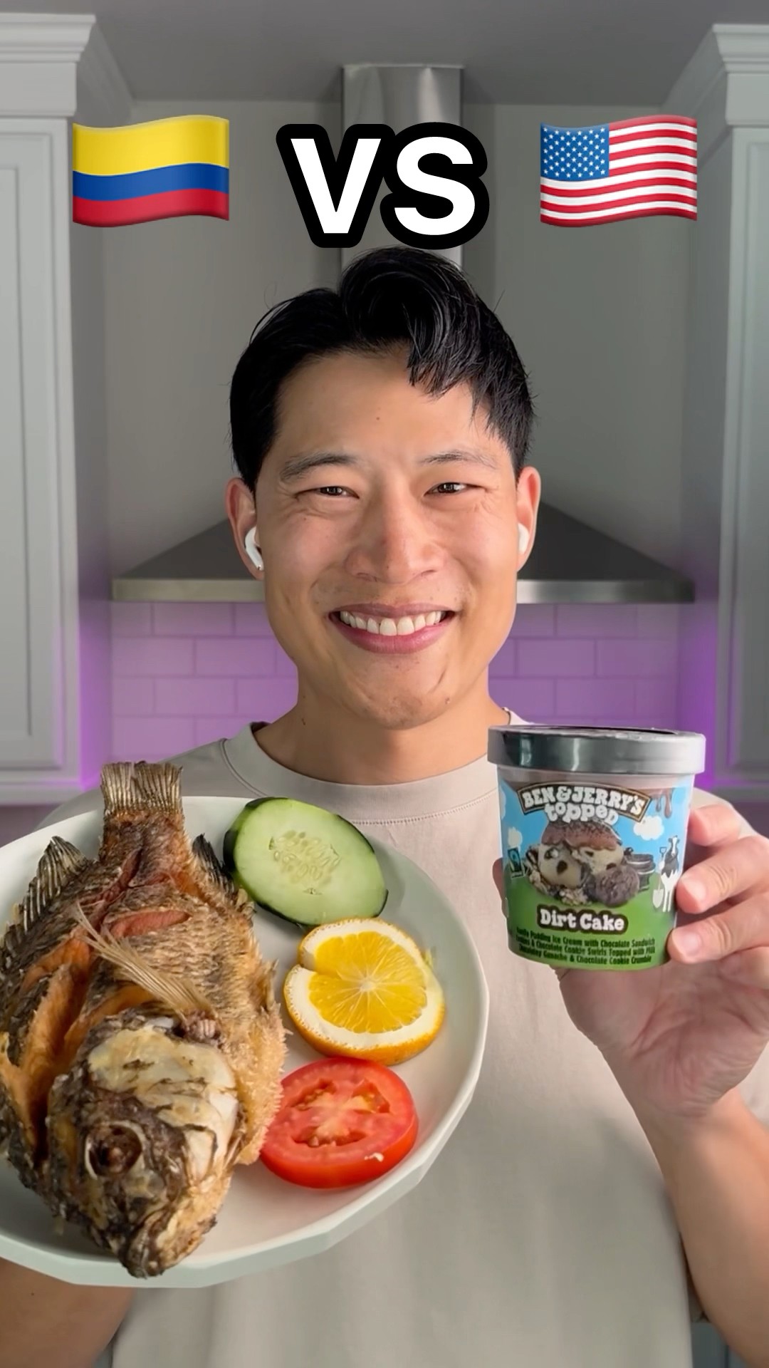 Crispy Fried Fish ?? vs Dirt Cake ??