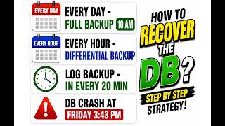 How to Recover Crashed Database in SQL Server Part -4 | Real Time DBA Scenario | Contant-9007855728|