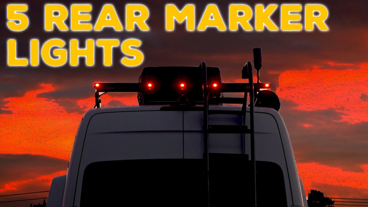 5 Rear Marker Lights Winnebago Revel YouTube