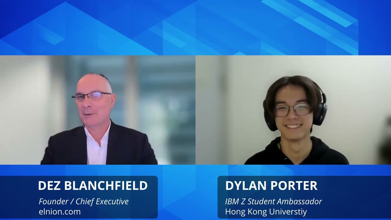 Dylan Porter, IBM Z Student Ambassador, Hong Kong University, discusses IBM Z Day 2025
