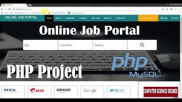 Online Job Portal Project In PHP - Php Project Tutorial