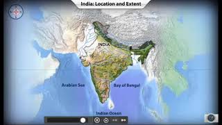 India Location And Extent Smart Class Geography Instant Education Official