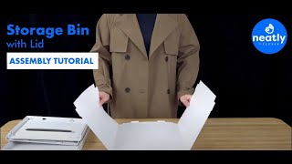NEATLY by ÉLEVER Storage Bins with Lids - Assembly Instructions