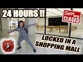 OVERNIGHT IN A SHOPPING MALL!! ⏰ 🔒  24 HOUR FORT CHALLENGE