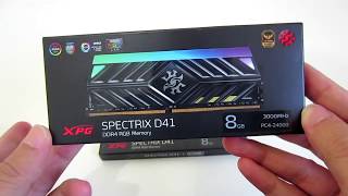 Unboxing: Memória RGB Adata XPG Spectrix D41 - DDR4 - YouTube