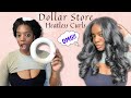 NEW Never Before Seen Dollar Store Styrofoam Ring HEATLESS Curls!! You HAVE TO try this!!