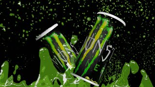 cgi for product advertising  using blender 3d - Modeling monster energy drink can