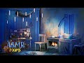 Harry Potter Inspired ASMR - Luna Lovegood House - Rainy Night soothing ambience