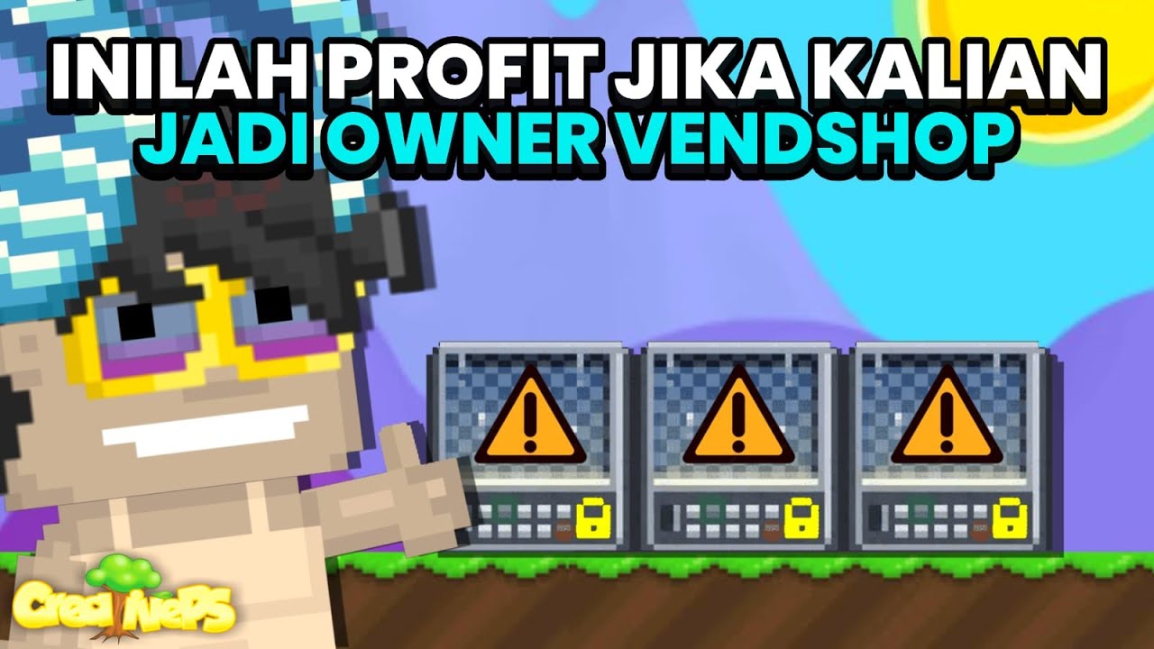 THIS IS THE PROFIT IF YOU BECOME A VENDSHOP OWNER ! | Growtopia | CreativePS