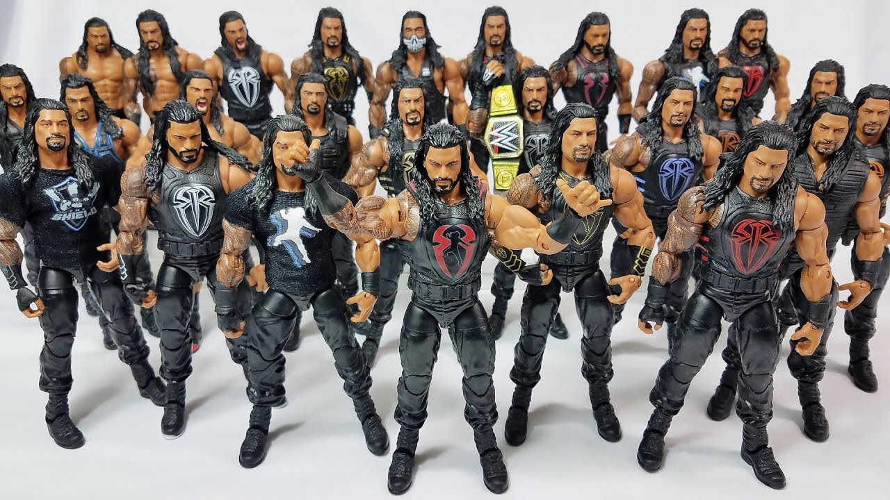 Wwe Roman Reigns Collection Custom Figures Youtube