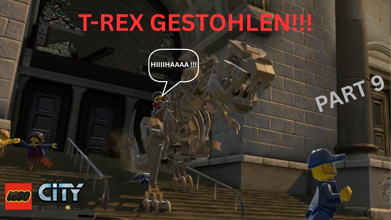 WIR STEHLEN EIN T-REX !?!?!? | Lego City Undercover #9