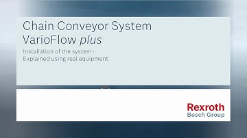 How to assemble a VarioFlow plus plastic chain conveyor - 160-320 mm chain