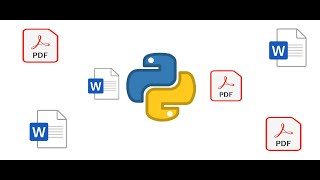 Create word files, convert docx to pdf, convert pdf to docx, EVERYTHING is POSSIBLE with PYTHON
