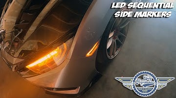 Unity Performance Sequential Side Markers Install 10th Gen Civic