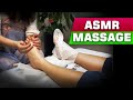 Foot massage ASMR in China - (No music, no talking) 4K
