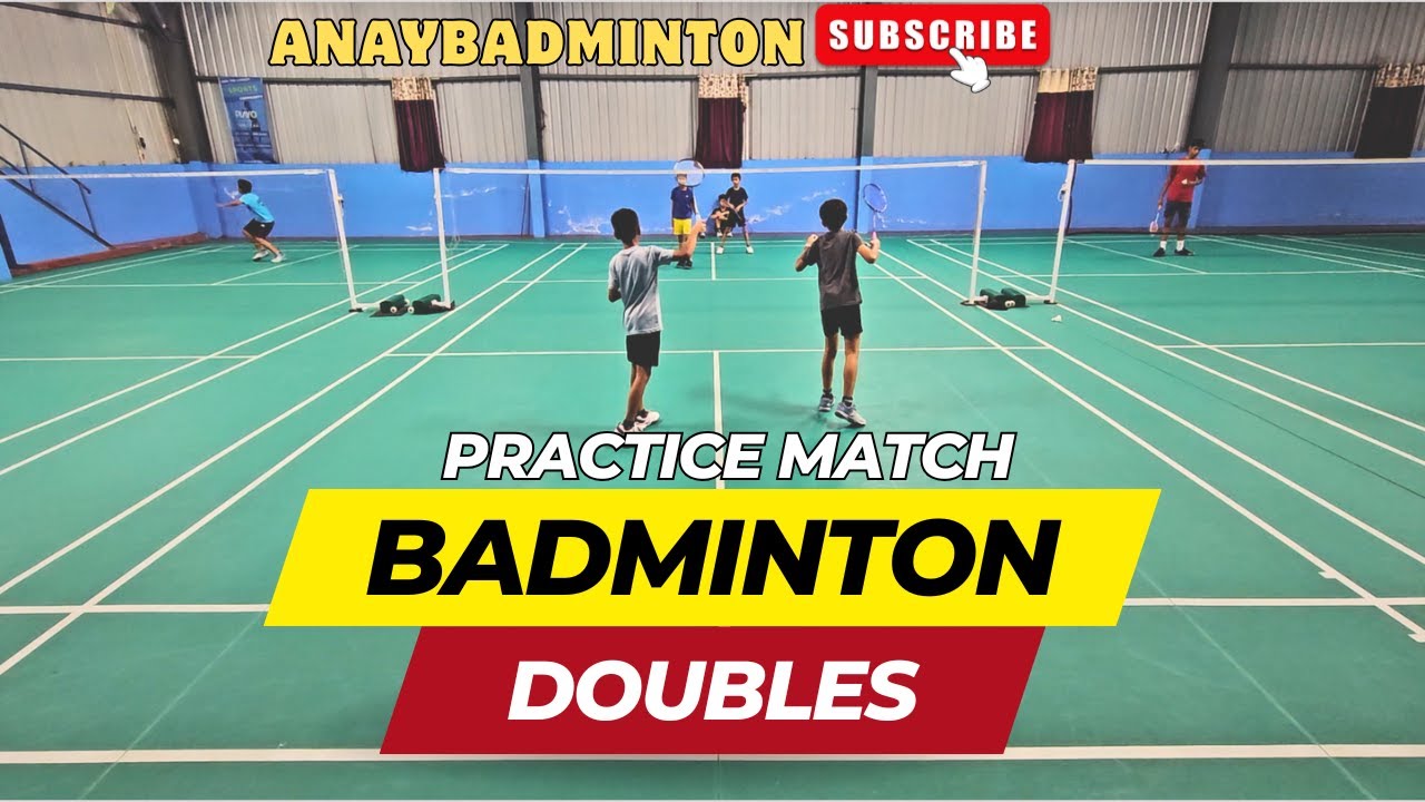 Badminton Doubles Match | Practice Session before Karnataka State ...