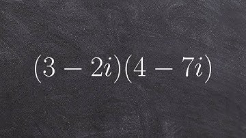 Pre-Calculus - Applying foil to multiply complex numbers (3-2i) (4-7i)