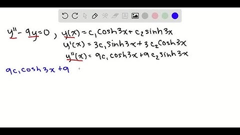 Verify that the given function is a solution to the given differential equation (c_1 …