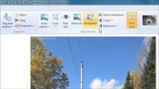 Windows Live Photo Gallery Photo editing tutorial screenshot 4