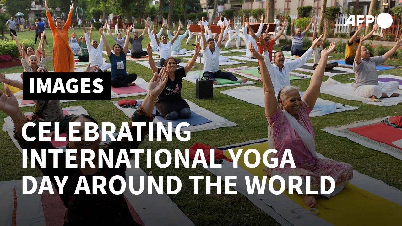 Yogis across the globe celebrate International Yoga Day | AFP