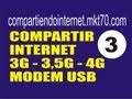 Compartir Internet Modem usb 3G 3-5G 4G no router 3 de 3