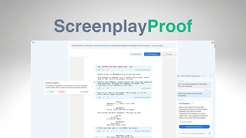Introducing ScreenplayProof