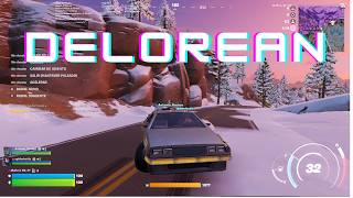 Jugando con el Delorean en Fortnite (con Antonio y Juan)