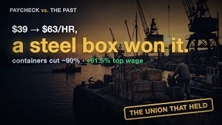Containerization How a Steel Box Erased 90 of Dock Jobs