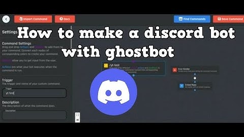 how to create a discord bot with ghost bot