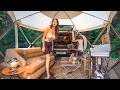 OVERNIGHT CAR CAMPING BESIDE A STREAM | NATURE ASMR