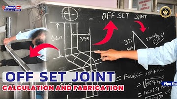 Calculation and Fabrication of 45 Degree Offset Vertically | Pipe Offset | Fabrication Formula