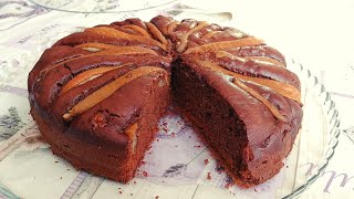 Pears and chocolate cake without butter - a dessert with few fats but
so much taste, to be baked love! please subscribe the channel :
https://bit.ly/...