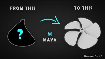 Complex Propeller Fan modeling in Maya 🛠️ | Hard Surface Tools & Topology Tips #Shorts