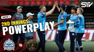 2nd Innings Powerplay | Whiterock Warriors VS Brampton Blitz | Match 1 | Canada Super 60 | ZQ1H
