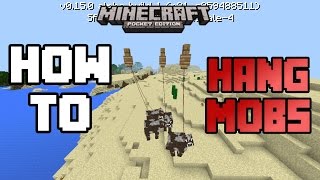 HOW TO HANG MOBS IN MCPE 0.15.0|Minecraft PE (MCPE) How To #33 screenshot 5