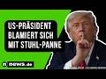 Donald Trump: US-Präsident blamiert sich bei G7-Gipfel mit Stuhl-Panne