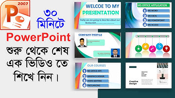 Power Point Bangla Tutorial. PowerPoint Full Course | PowerPoint a to z Bangla tutorial