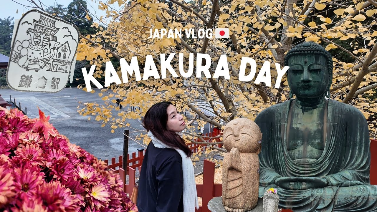 Kamakura Day Trip from Tokyo | Great Buddha & Temples Japan Vlog 