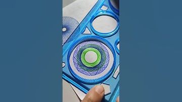 Spirograph|Magical Ruler|Design Ruler|Oddly Satisfying| #ytshorts #trending #satisfying #spirograph