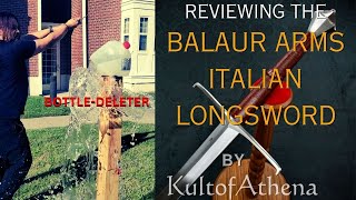 Balaur Arms Itailian Longsword | Feels and cuts like a lightsaber | Medieval Sword Review