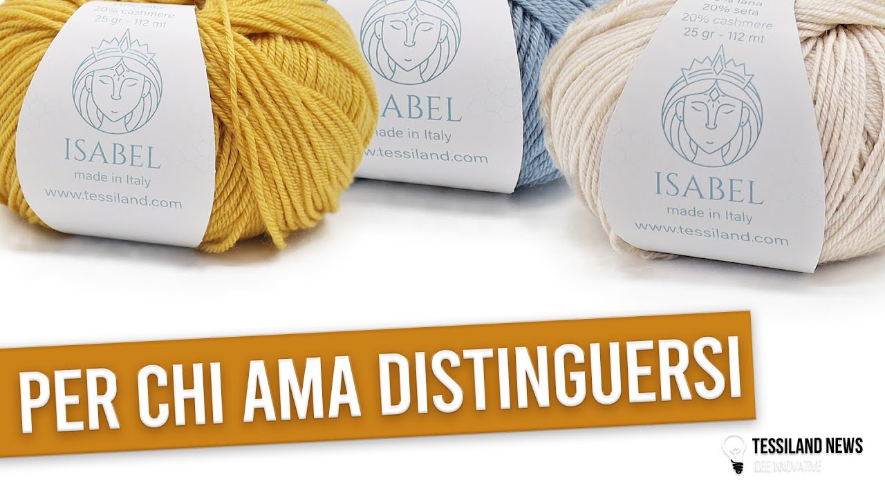 60% Merinos + 20% SETA + 20% CASHMERE: ISABEL è puro lusso italiano! | 18 colori WOW 🇮🇹