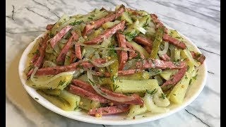 НЕМЕЦКИЙ КАРТОФЕЛЬНЫЙ САЛАТ / Салат Без Майонеза / Potato Salad
