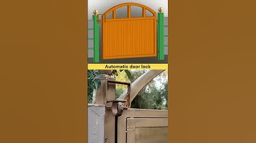 Automatic Door Lock : #cad #3ddesign #doorlock #automatic #engineering #solidworks #ajdesignhub