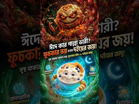 ফুচকা নাকি দই? 😳 শরীরের ভেতরে কে জিতবে এই ভয়ংকর যুদ্ধে!