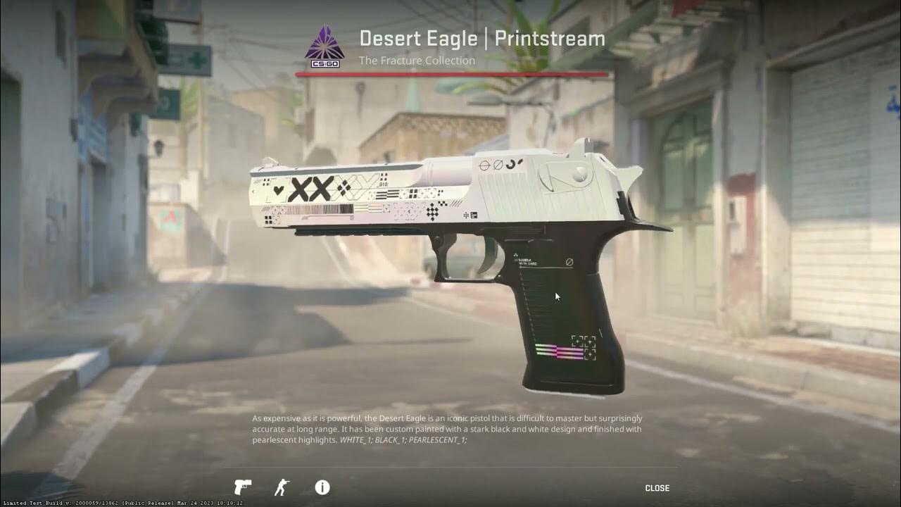 Comparison CS2 VS CSGO skins (Printstream, Bayo Slaughter, Awp Graphite) YouTube