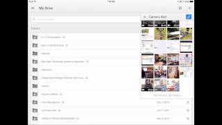 Upload videos and photos to Google Drive on iOS