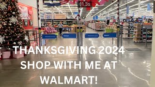 Thanksgiving 2024 Shop with Me at Walmart, Cooking Thanksgiving Dinner!(Part 1 of 3) #thanksgiving