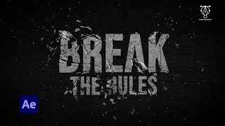 After Effects Tutorial: Shatter Text Effect in After Effects