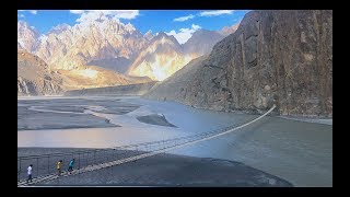 Hussaini Suspension Bridge Gojal Upper Hunza KKH, Gilgit-Baltistan
